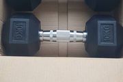 brand new 2x10kilo set of hex dumbbells