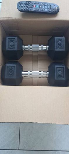 3xbrand new hex dumbbell sets