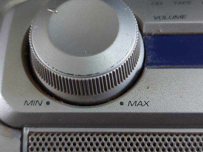 GOODMANS Stereo MW-FM CD, Tape Portable System Model GPS 327R, Fourway Speaker System, in excellent cosmetic condition
