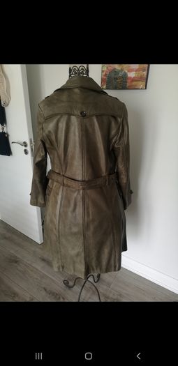 Leather Trench Size Uk 14