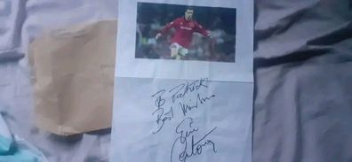 Eric Cantona Autograph