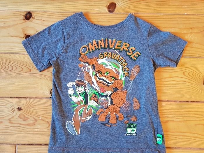 Age 5 Ben10 Grey Gravatack Teeshirt