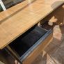 Good Quality Desk with lockable drawers on each side (comes with 2 keys). In perfect condition. Image 4