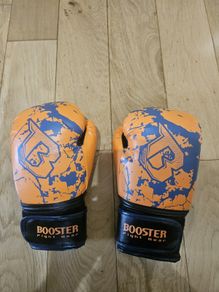 Booster Marble Orange Kids Boxing Gloves 6 oz