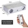 2 x Louvra 4W LED Wall Light Modern Rectangle Aluminium Small Wall Lamp Uplighters Indoor Up Down Wall Lighting for Hallway Bedroom Dinning Room,Warm White Image 5