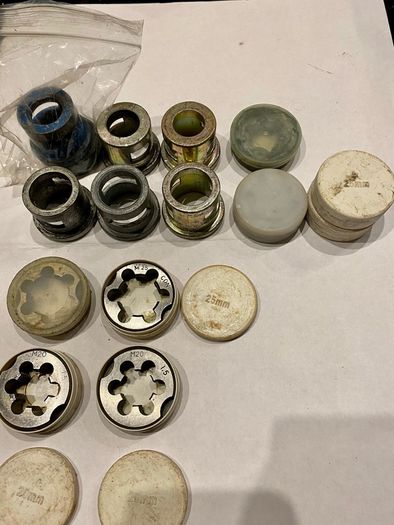 20/25mm Dies and Guides for threading metal conduit