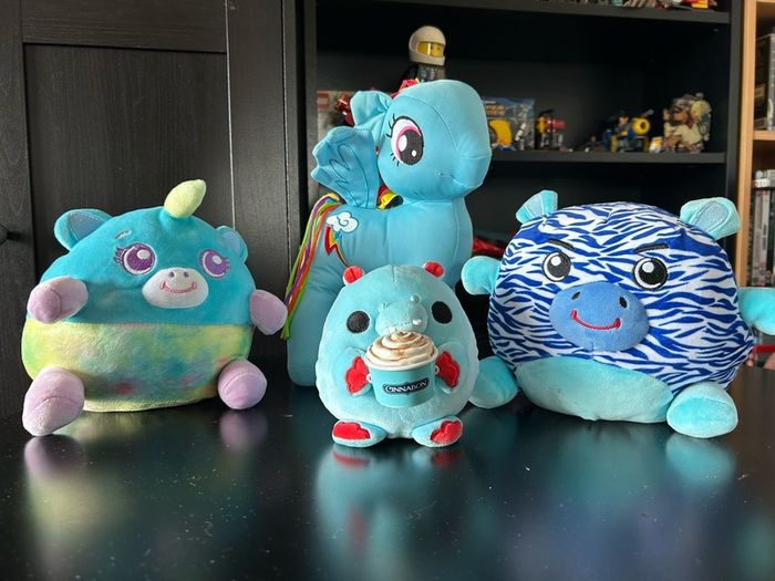Blue Soft Toy Bundle