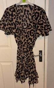 Shein leopard dress size L