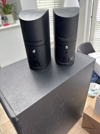 bose double cubes and subwoofer