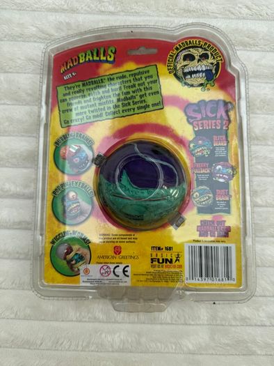 Madballs Blech Beard Sick Series 2 Mad Balls Damaged Box Please see photos