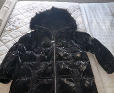Ladies Black Puffa Coat