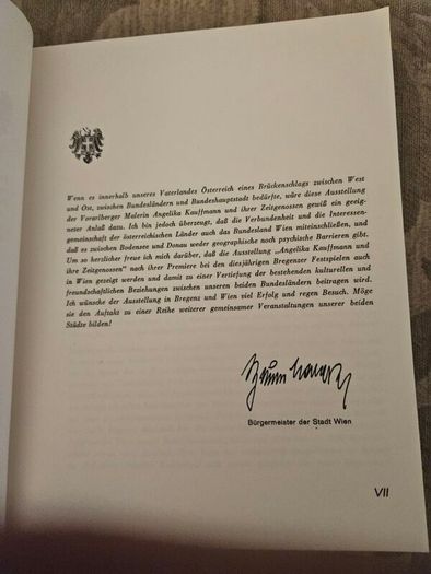 Angelika Kauffmann Und Ihre Zeitgenossen. First Edition Paperback In Good Condition. See Photos For Same.