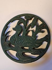 Vintage Cast Pot Trivet Stand