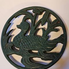 Vintage Cast Pot Trivet Stand