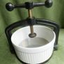 Robert Welch Victor. Vintage Meat Press And Trivet. With Original Bowl Image 4