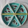 Italian Vintage & Unique Hand Painted Triangular Hors D'oeuvre/Tapas Dishes Image 2