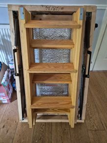 Stira attic ladder with hatch