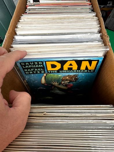 Indie Long Comic Box w 325 Comics for Sale