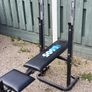 York Bench Press With Barbell  Solid Home Gym Setup Image 3