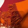 Boru - Jimmy Hourihan Two Sided Raspberry and Orange Wool Scarf Image 3