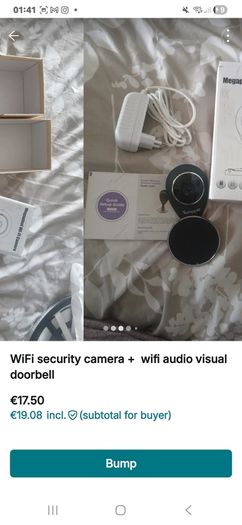 WiFi camera and doorbell