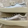 NeroGiardini Silver Leather Platform Sneakers - Size 37 Image 3