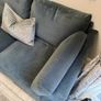 Charcoal two seater sofa Image 5
