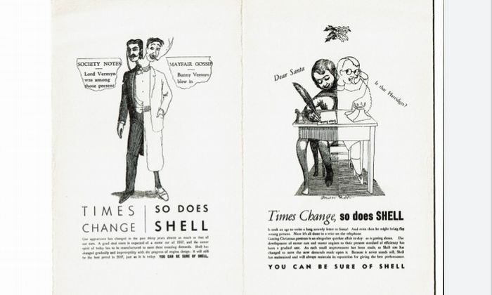 SHELL OIL 1937 pamphlet illustrated by Brian Robb