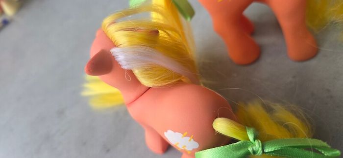 Mammy and Son Custom Lighting Mountain Boy Ponies using MLP G1 Base My Little Pony