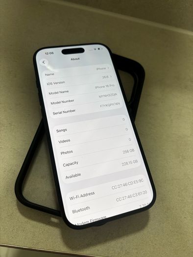iphone 16 pro 256