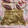 Vintage gold purse, bag Image 2