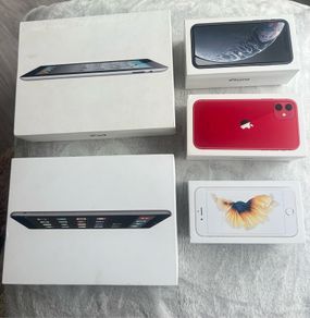 IPhone and IPad boxes