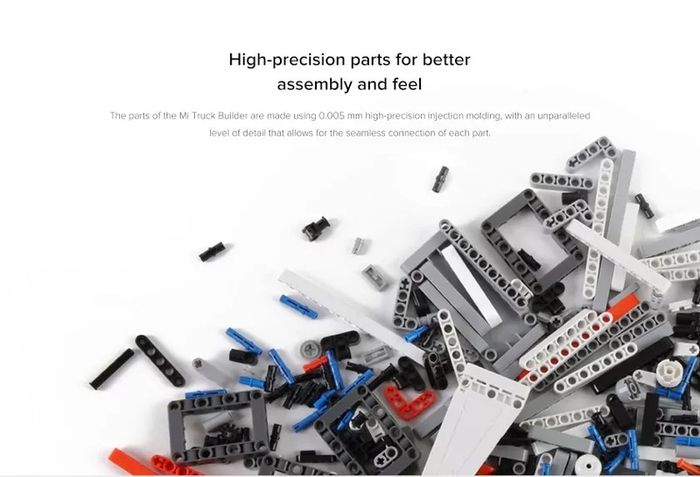 Xiaomi Mi Building Block Mine Truck Steering Wheel Control Dump Lift Smart Remote Control For Kids