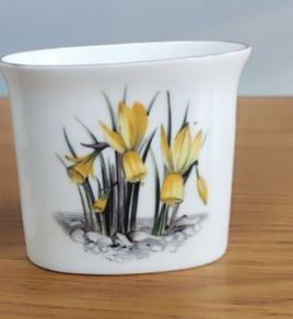 Vintage Royal Worcester Bone China Toothpick Holder