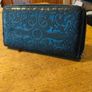 black Dewest zipper wallet. Image 2