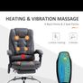 Office Chair Heated 6 Points Vibration Massage Executive Image 5