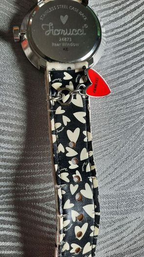 RARE Vintage Fiorucci "Rear Window" Pin-Up Watch - Polka Dot Strap