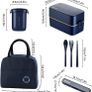 UHAPEER Bento Style Lunch Box 2 Tier Image 4