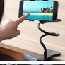 Universal Mobile Phone Stand Stents Holder Bed Desk Table Clip Gooseneck Bracket Image 2