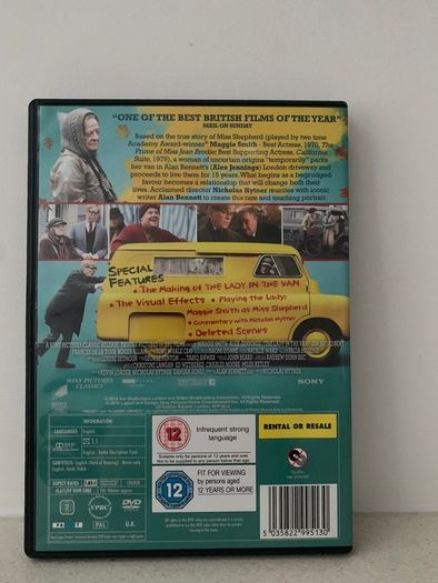 Maggie Smith Lady in the Van DVD