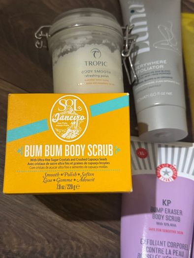 Brand new luxury body was, showed me polisher, body scrub new