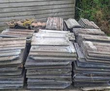 roof tiles on pallet