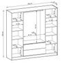 Wardrobe Nelly 4D 206cm Image 4