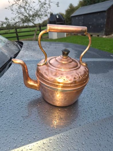 old copper kettle