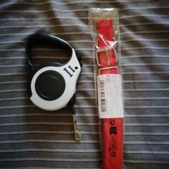 Dog collar and retractable lead