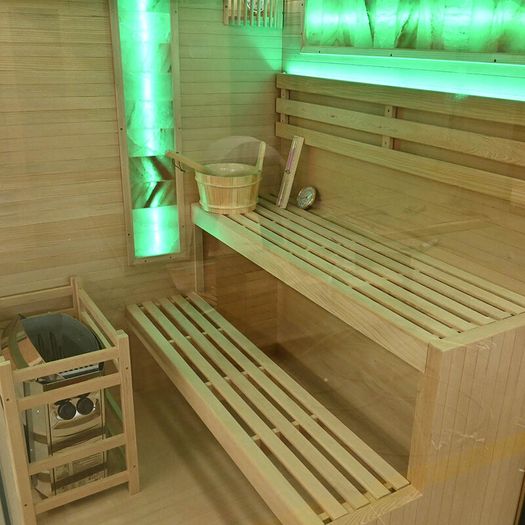 Finnish Sauna Ireland RIVER with Harvia Furnace 1500x1400x1920 mm (6 kW)