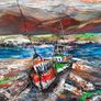 Sleeping fishing boats alias Vessels at Murrisk, Ireland, Co Mayo Image 4