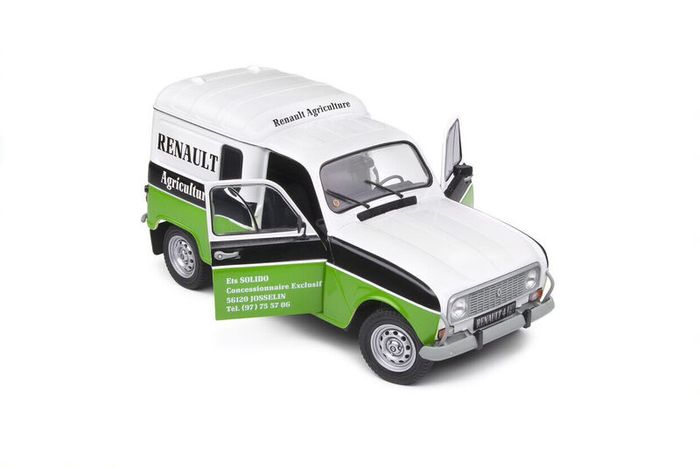 Renault 4 Lf4 Agriculture Van 1988 New In Box 1/18
