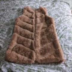 women's faux fur gilet