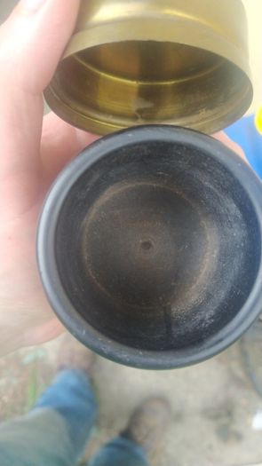Aarikka Finland brass-lidded box